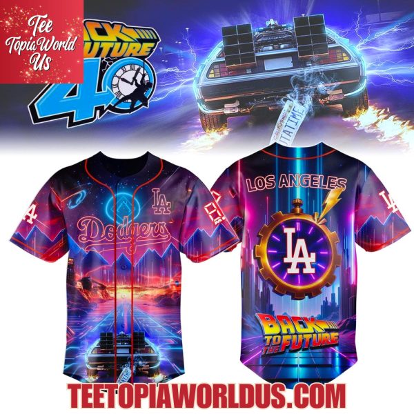 Los Angeles Dodgers x Back to the Future Limited Edition Jersey 2025