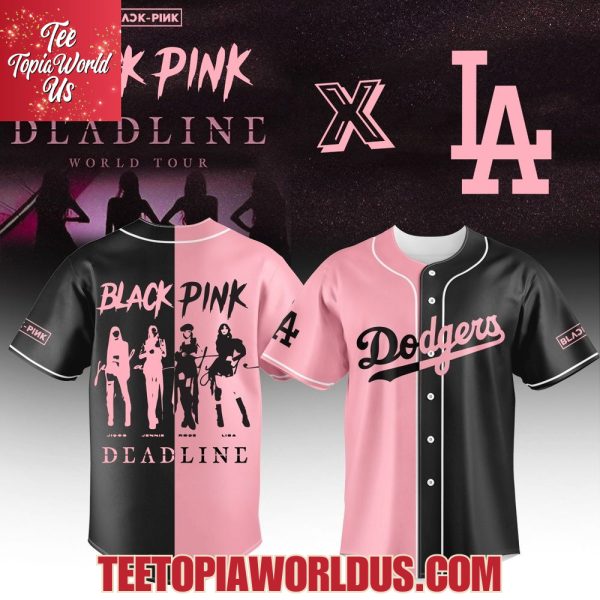 Los Angeles Dodgers x Blackpink Deadline World Tour 2025 Basseball Jersey