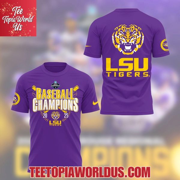 LSU Baseball The 2025 Baton Rouge Regional Champs T-Shirt, Hoodie, Cap