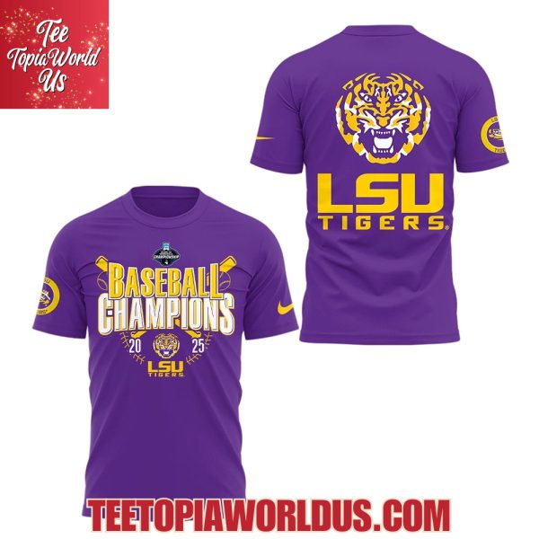 LSU Baseball The 2025 Baton Rouge Regional Champs T-Shirt, Hoodie, Cap