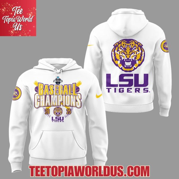 LSU Baseball The 2025 Baton Rouge Regional Champs White T-Shirt, Hoodie, Cap