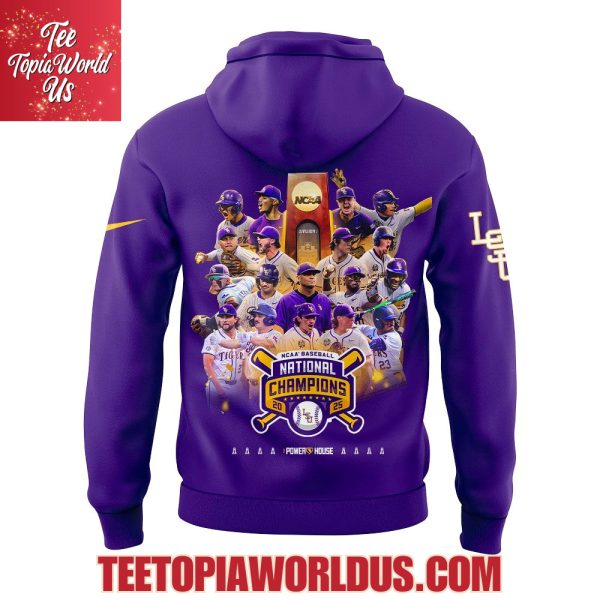 LSU Tigers 2025 NCAA Baseball National Champions Hoodie, T-Shirt, Cap
