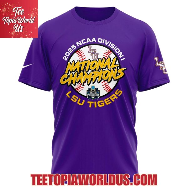 LSU Tigers National Champions 2025 NCAA Division I T-Shirt, Hoodie, Cap