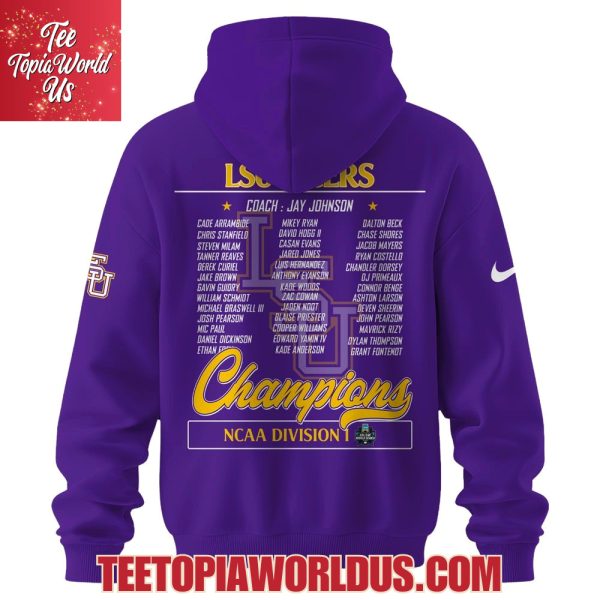 LSU Tigers National Champions 2025 NCAA Division I T-Shirt, Hoodie, Cap