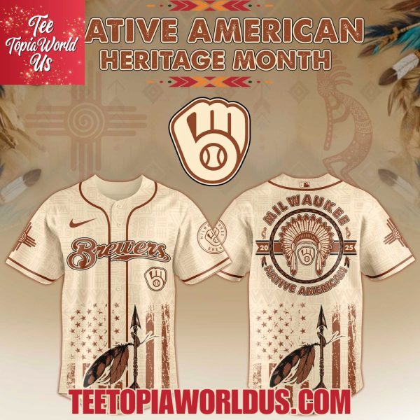 Milwaukee Brewers x Native American Heritage Month Limited Edition Jersey 2025
