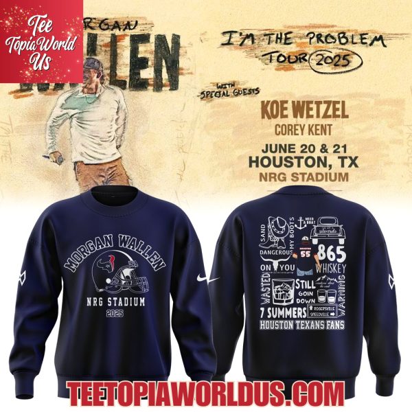 Morgan Wallen x Houston Texans T-Shirt, Hoodie