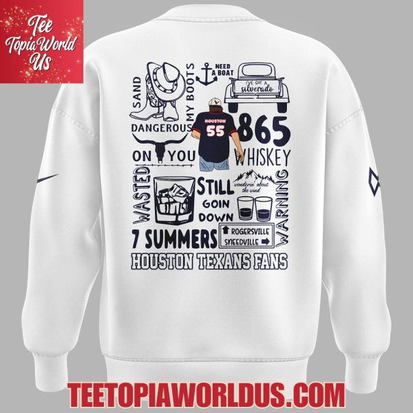 Morgan Wallen x Houston Texans White T-Shirt, Hoodie