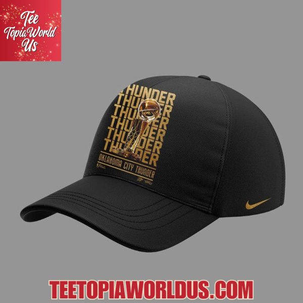 NBA Champions 2025 Oklahoma City Thunder Won For The City T-Shirt, Cap