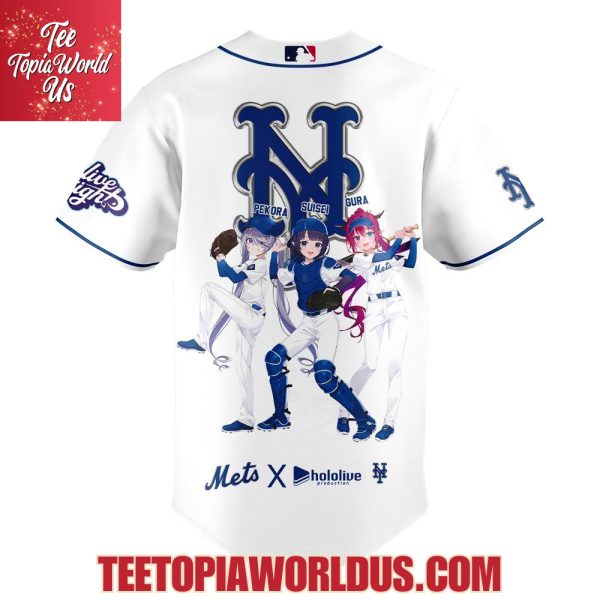 New York Mets Hololive Night Collaboration Jersey