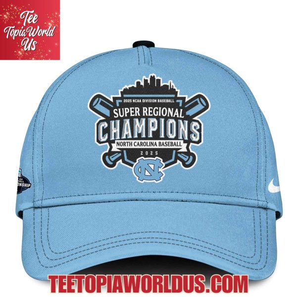 North Carolina 2025 Super Regionals Champions Jersey, Cap