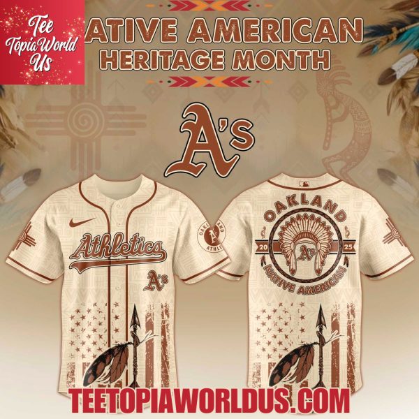 Oakland Athletics x Native American Heritage Month Limited Edition Jersey 2025