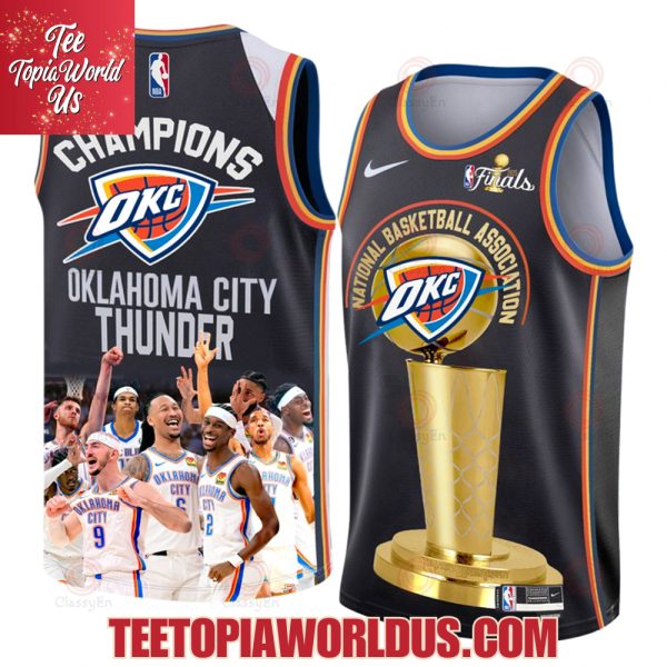 Oklahoma City Basketball Champions Finals 2024-25 3D Basketball Jersey