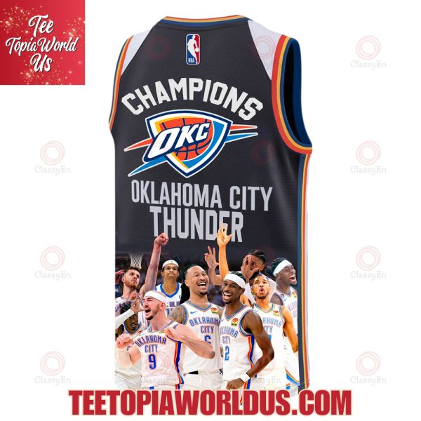 Oklahoma City Basketball Champions Finals 2024-25 3D Basketball Jersey