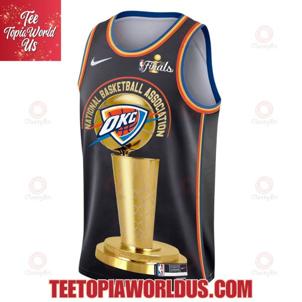 Oklahoma City Basketball Champions Finals 2024-25 3D Basketball Jersey