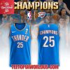 Oklahomo City Thunder 2025 NBA Champions Basketball Jersey