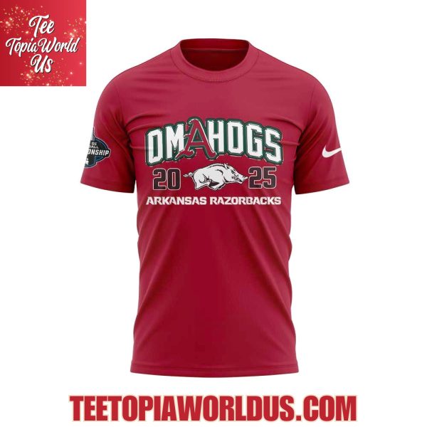 Omahogs Arkansas Razorbacks 2025 Super Regional Champions T-Shirt, Hoodie, Cap