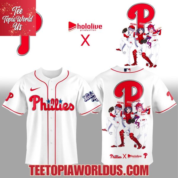 Philadelphia Phillies x Hololive Night Collaboration Jersey