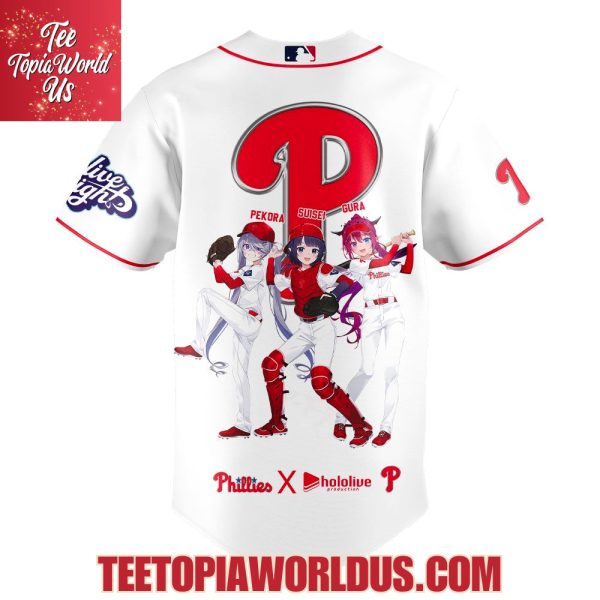 Philadelphia Phillies x Hololive Night Collaboration Jersey