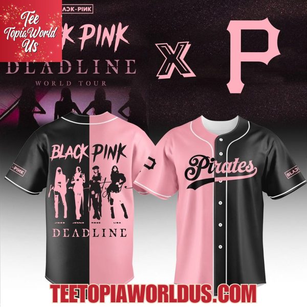 Pittsburgh Pirates x Blackpink Deadline World Tour 2025 Basseball Jersey