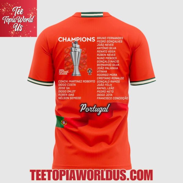 Portugal UEFA Nations League 2025 Champions T-Shirt, Hoodie, Cap