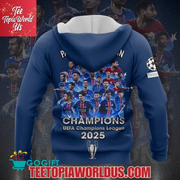PSG Champions UEFA Champions Leagues 2025 T-Shirt, Hoodie