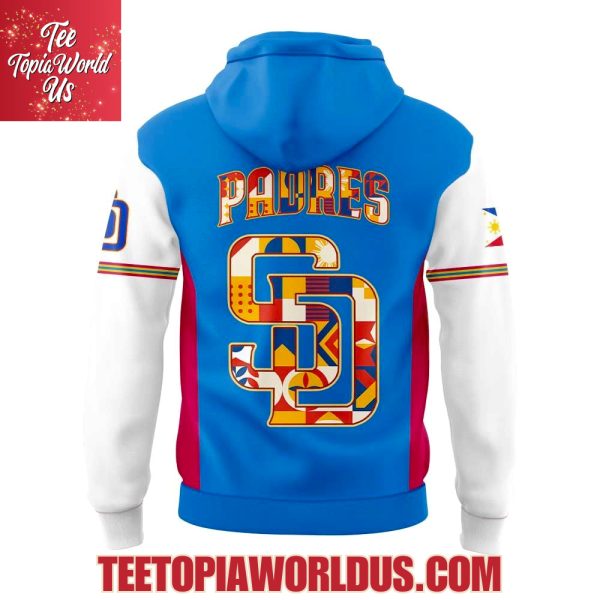 San Diego Padres x Filipino Heritage Night Hoodie, Cap