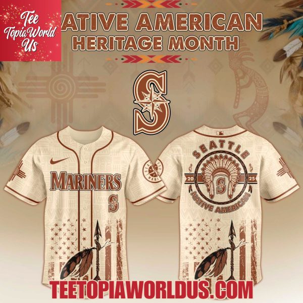 Seattle Mariners x Native American Heritage Month Limited Edition Jersey 2025
