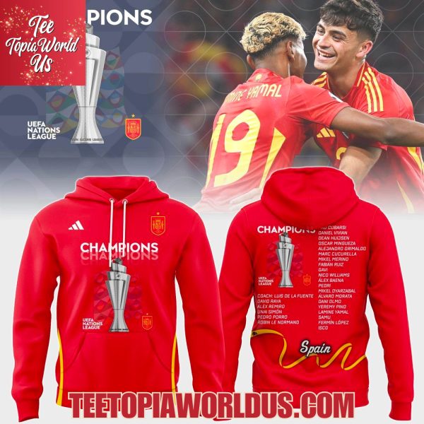 Spain UEFA Nations League 2025 Champions T-Shirt, Hoodie, Cap