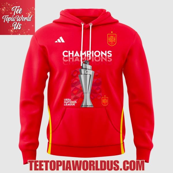Spain UEFA Nations League 2025 Champions T-Shirt, Hoodie, Cap