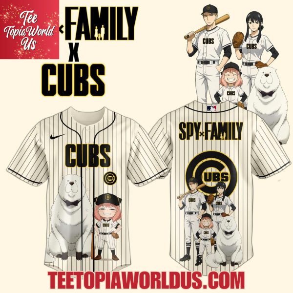 Spy x Family x Chicago Cubs Baseball Jersey