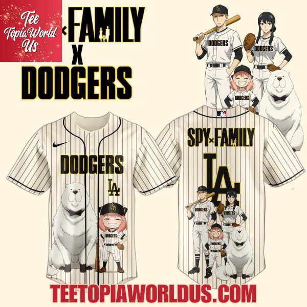 Spy x Family x Los Angeles Dodgers Baseball Jersey