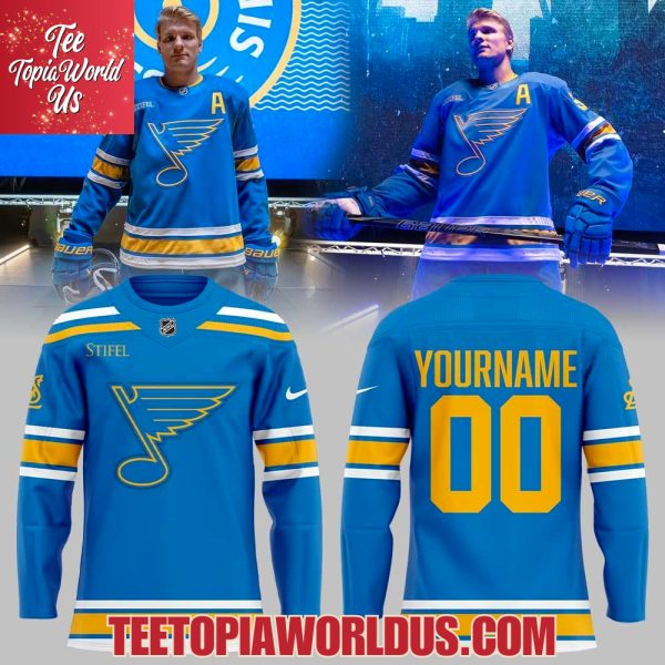 St. Louis Blues 2025 Remixed Jersey – Blue