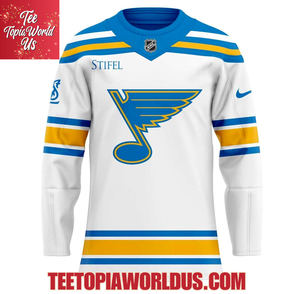St. Louis Blues 2025 Remixed Jersey - White St. Louis Blues 2025 Remixed Jersey - White