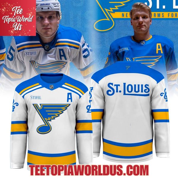 St. Louis Blues 2025 Uniform Jersey – White