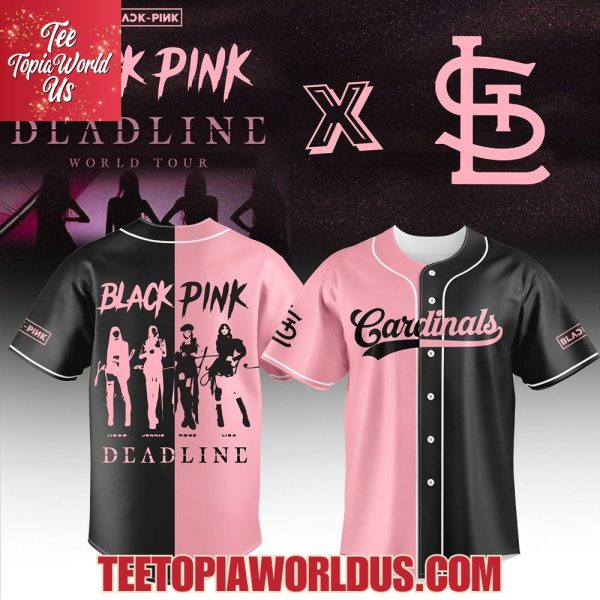 St. Louis Cardinals x Blackpink Deadline World Tour 2025 Basseball Jersey