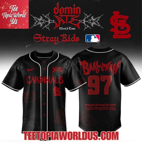 St. Louis Cardinals x Stray Kids DominATE World Tour 2025 Baseball Jersey