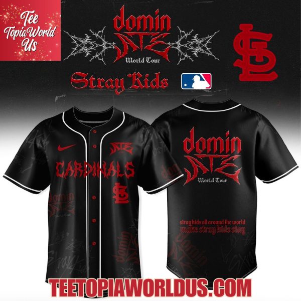 St. Louis Cardinals x Stray Kids DominATE World Tour 2025 Baseball Jersey