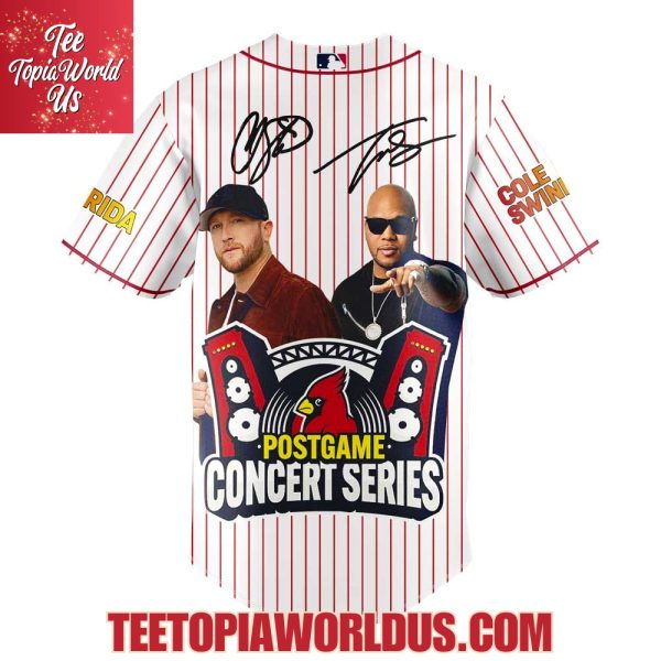 St.Louis Cardinals x Cole.Swindell & Flo.Rida Show Signature Jersey