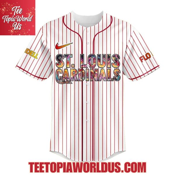 St.Louis Cardinals x Cole.Swindell & Flo.Rida Show Signature Jersey