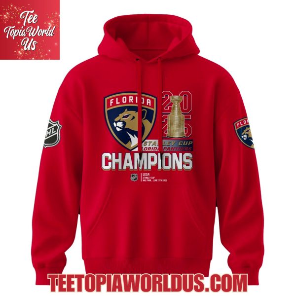 Stanley Cup Final 2025 Champions Florida Panthers Hoodie, T-Shirt