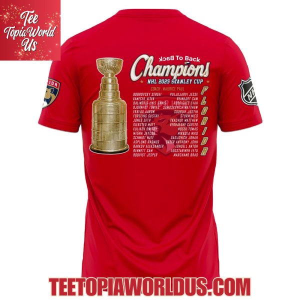 Stanley Cup Final 2025 Champions Florida Panthers Hoodie, T-Shirt