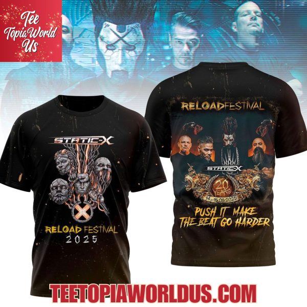 Static-X Reload Festival 2025 T-Shirt, Hoodie