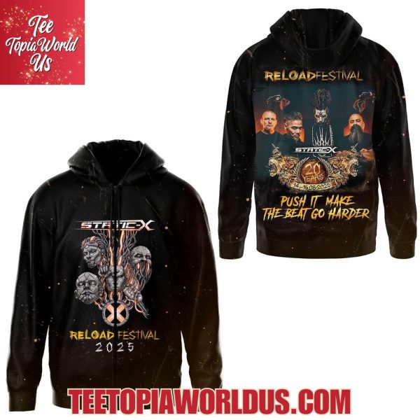 Static-X Reload Festival 2025 T-Shirt, Hoodie