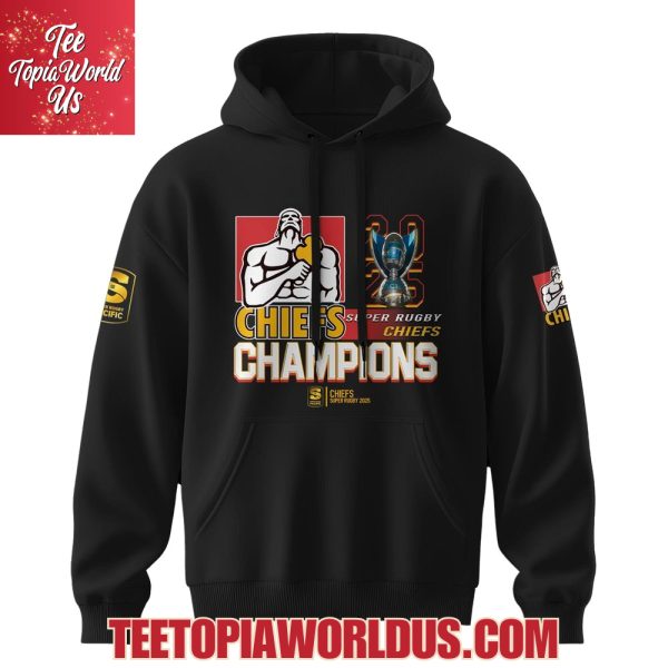 Super Rugby The Chiefs Champions 2025 Hoodie, T-Shirt, Cap