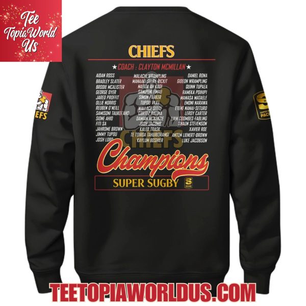 Super Rugby The Chiefs Champions 2025 Hoodie, T-Shirt, Cap