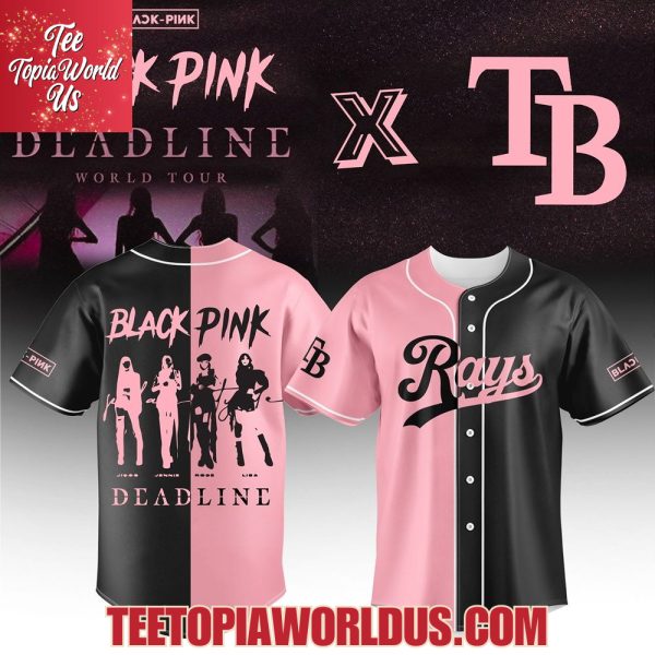 Tampa Bay Rays x Blackpink Deadline World Tour 2025 Basseball Jersey