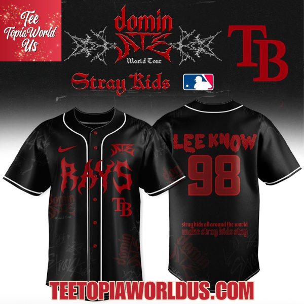 Tampa Bay Rays x Stray Kids DominATE World Tour 2025 Baseball Jersey