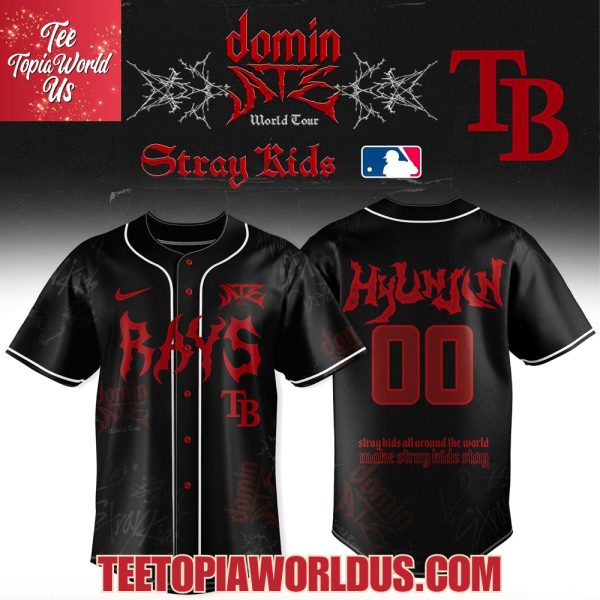 Tampa Bay Rays x Stray Kids DominATE World Tour 2025 Baseball Jersey