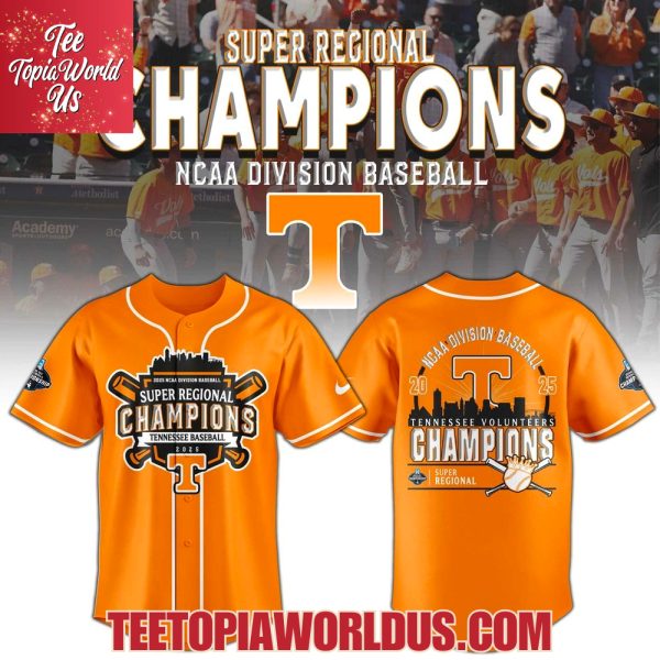 Tennessee Volunteers 2025 Super Regionals Champions Jersey, Cap