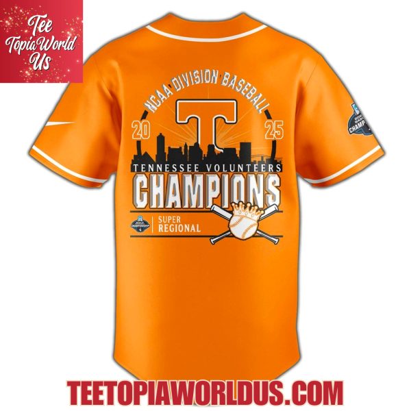 Tennessee Volunteers 2025 Super Regionals Champions Jersey, Cap